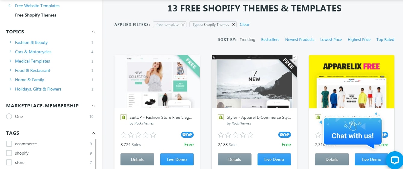 The 12 Best Free Shopify Themes for Your Ecommerce Store(2021)